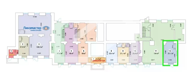 Сдается помещение свободного назначения, 27,1 м²