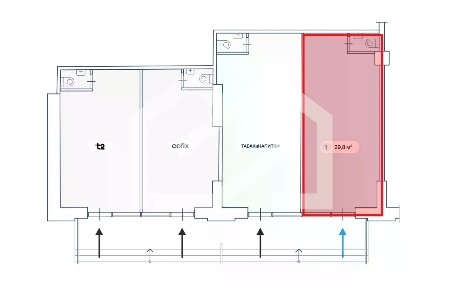Сдается торговая площадь, 29,8 м²