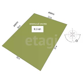 Продается 1-этажный дом, 85 м²