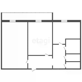 Продается 2-комн. квартира, 53,8 м²
