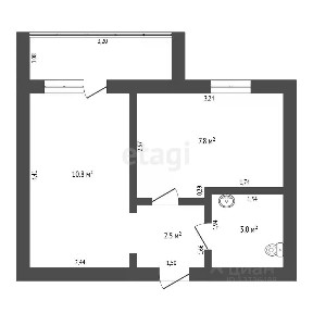 Продается 1-комн. квартира, 24,1 м²