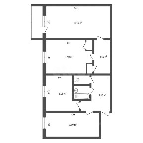 Продается 3-комн. квартира, 63,8 м²