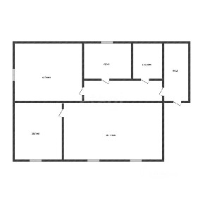 Продается 1-этажный дом, 60,8 м²