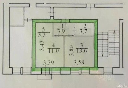 Продается 1-комн. квартира, 37,5 м²