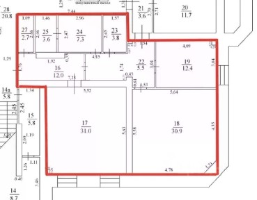Сдается офис, 35 м²