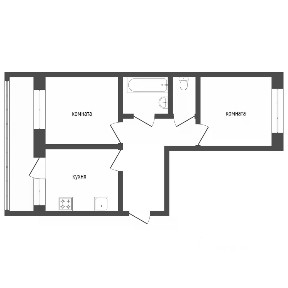 Продается 2-комн. квартира, 55,6 м²