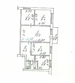 Продается 4-комн. квартира, 60 м²