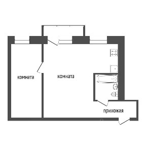 Продается 2-комн. квартира, 43,8 м²