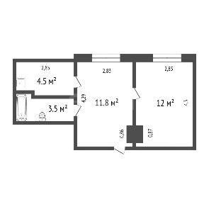 Продается 1-комн. квартира, 31,8 м²