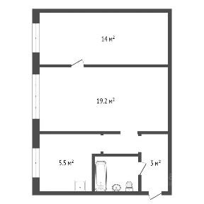 Продается 2-комн. квартира, 45,9 м²