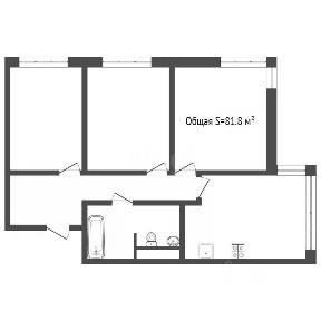 Продается 3-комн. квартира, 81,8 м²