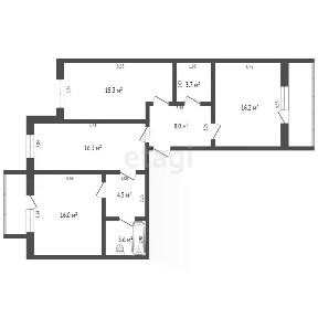 Продается 4-комн. квартира, 84 м²