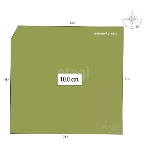 Продается участок, 13,8 сот.