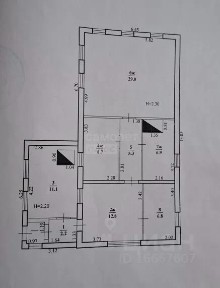 Продается 1-этажный дом, 82,8 м²