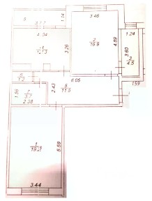 Продается 2-комн. квартира, 69,3 м²
