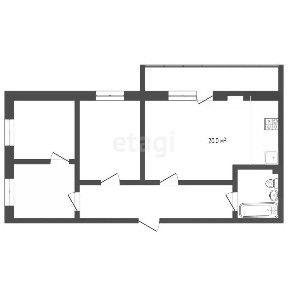 Продается 3-комн. квартира, 84,6 м²