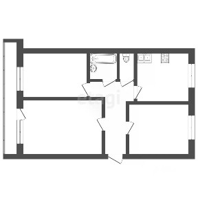 Продается 3-комн. квартира, 62 м²