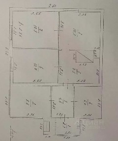 Продается 1/2 часть 1-этажного дома, 61,3 м²