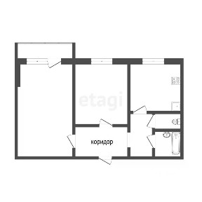 Продается 2-комн. квартира, 52 м²