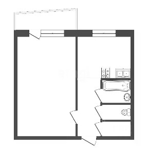 Продается 1-комн. квартира, 34,5 м²