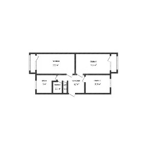 Продается 3-комн. квартира, 63,9 м²