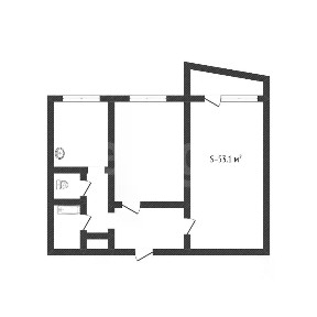 Продается 2-комн. квартира, 53,1 м²