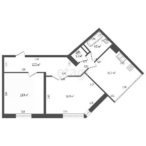 Продается 2-комн. квартира, 60 м²