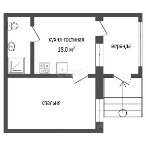 Продается 2-комн. квартира, 40 м²