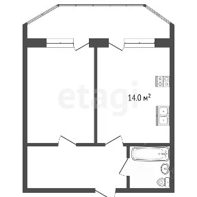Продается 1-комн. квартира, 31,1 м²