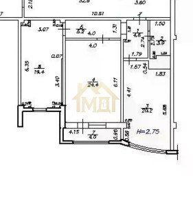 Продается 2-комн. квартира, 77,7 м²