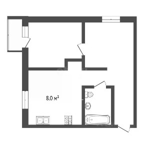 Продается 2-комн. квартира, 45 м²