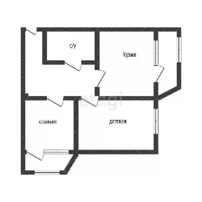 Продается 2-комн. квартира, 52,4 м²