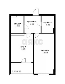 Продается 1-комн. квартира, 37,7 м²