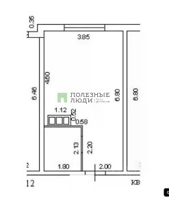 Продается студия, 25,1 м²