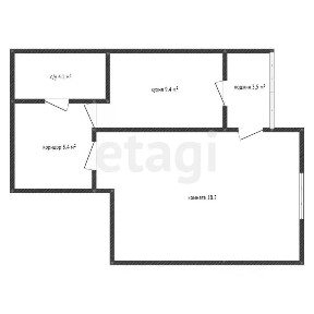 Продается 1-комн. квартира, 41 м²