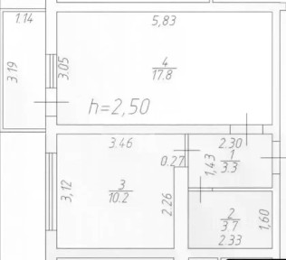 Продается 1-комн. квартира, 34,9 м²