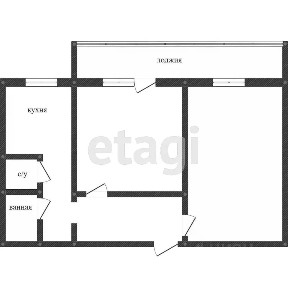 Продается 2-комн. квартира, 46,5 м²
