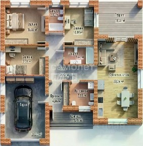 Продается 1-этажный дом, 158 м²