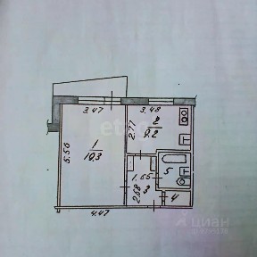 Продается 1-комн. квартира, 37,4 м²