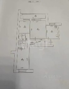 Продается 3-комн. квартира, 59,7 м²
