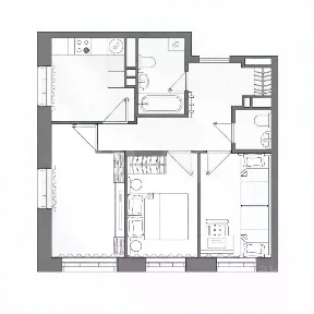 Продается 3-комн. квартира, 56 м²