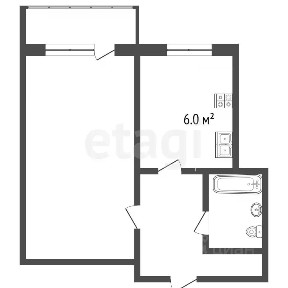 Продается 1-комн. квартира, 29,8 м²