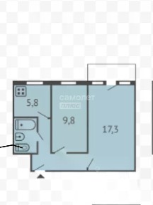 Продается 2-комн. квартира, 42,9 м²