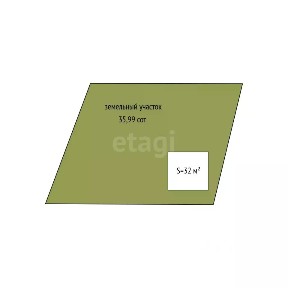 Продается 1-этажный дом, 32 м²