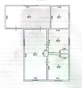 Продается 1-этажный дом, 113,6 м²