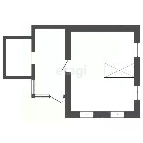 Продается 1-этажный дом, 26,9 м²