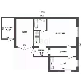 Продается 2-этажный дом, 110 м²