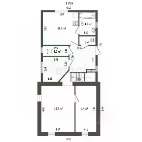Продается 2-этажный дом, 122,7 м²