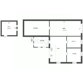 Продается 1-этажный дом, 60 м²