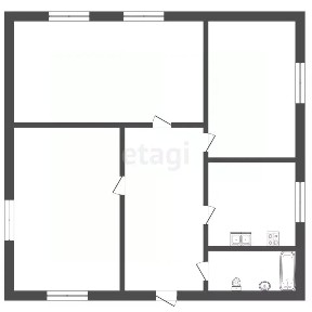 Продается 1-этажный дом, 66 м²
